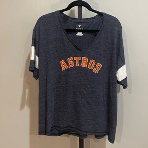 Fanatics Houston Astros V Neck T-Shirt Size XL